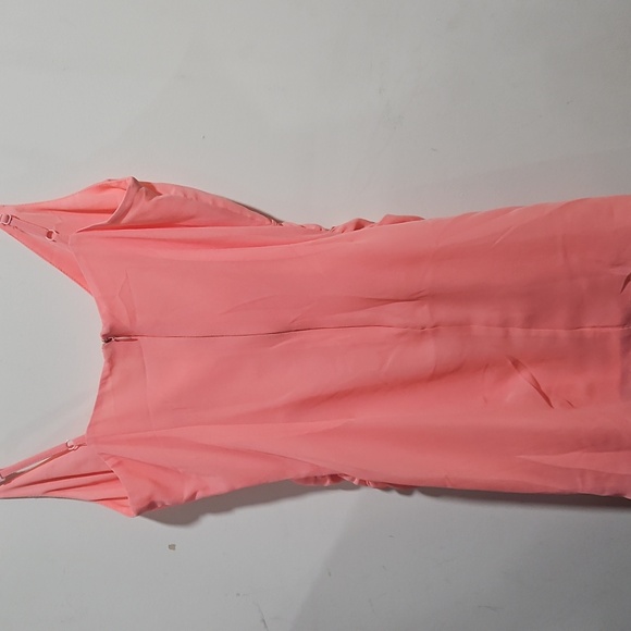 Superdown Salmon Ruched Mini Dress - Picture 5 of 7